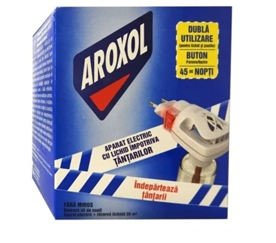 Aroxol antitantari aparat si rezerva lichida 35 ml / 45 nopti